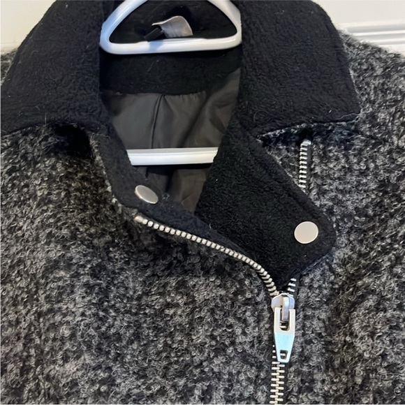 Women's Black & Gray Tweed Jacket - Picture 5 of 8